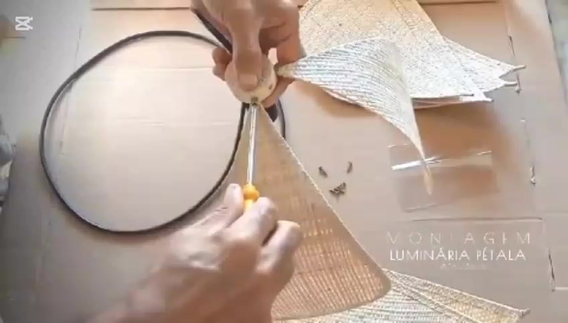 Luminária Pendente de Fibra de Buriti Natural Artesanal | Lustre Decorativo Sustentável – Casa Taika