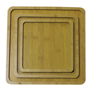 Bandeja Decorativa em MDF Estilo Bambu – Redonda, Quadrada ou Retangular