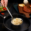 Utensílios de Cozinha em Aço Inox Colher De Arroz Concha Escumadeira Pegador de Massa e Garfo
