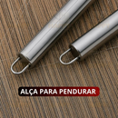 Utensílios de Cozinha em Aço Inox Colher De Arroz Concha Escumadeira Pegador de Massa e Garfo