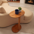 Mesa Lateral Belgrado Apoio Sala Sofá Orgânica Multiuso Madeira Monopé Premium